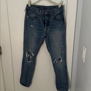 Levi's low rise jeans